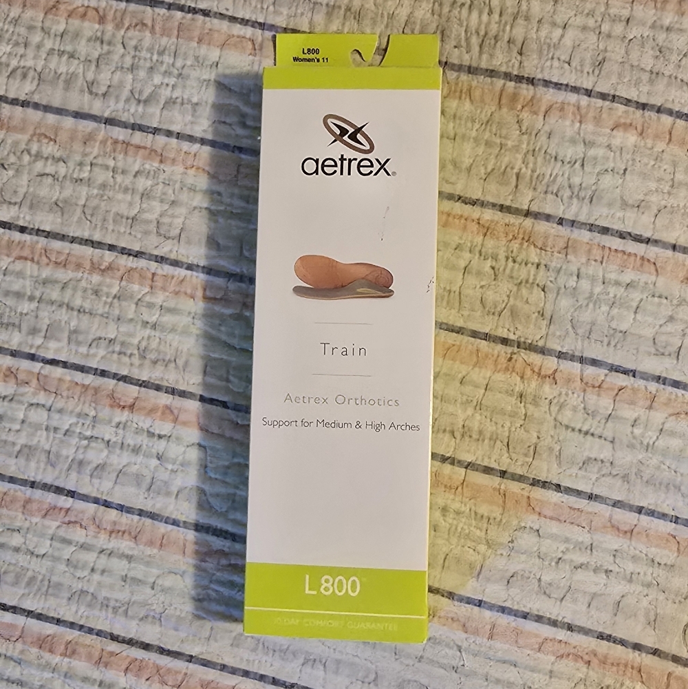 Aetrex Womens Train L800 Orthotics Size 11 - Picture 3 of 4